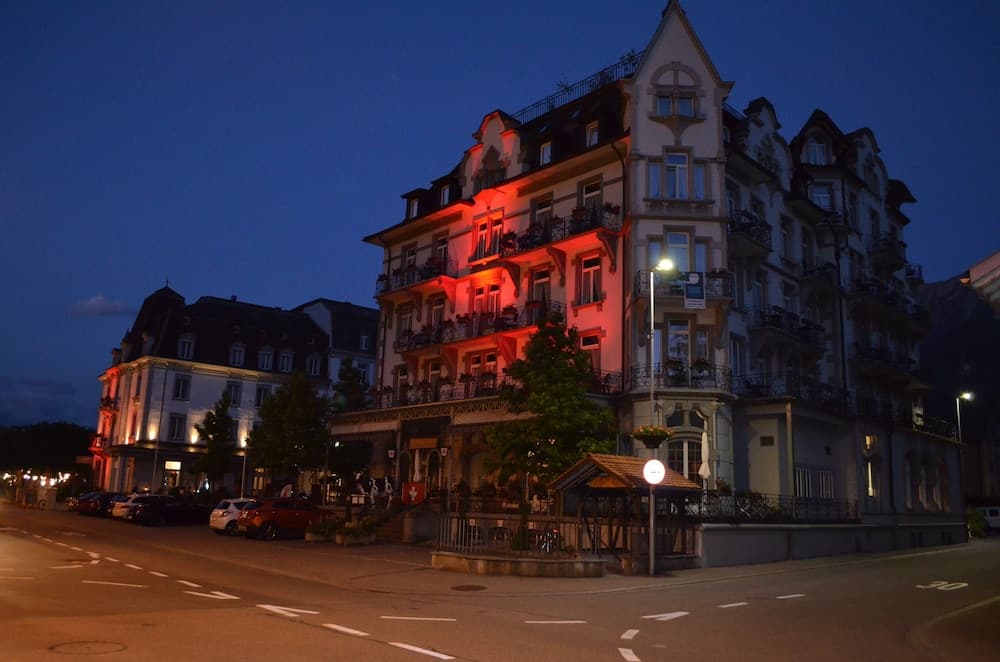 Front of property - evening/night