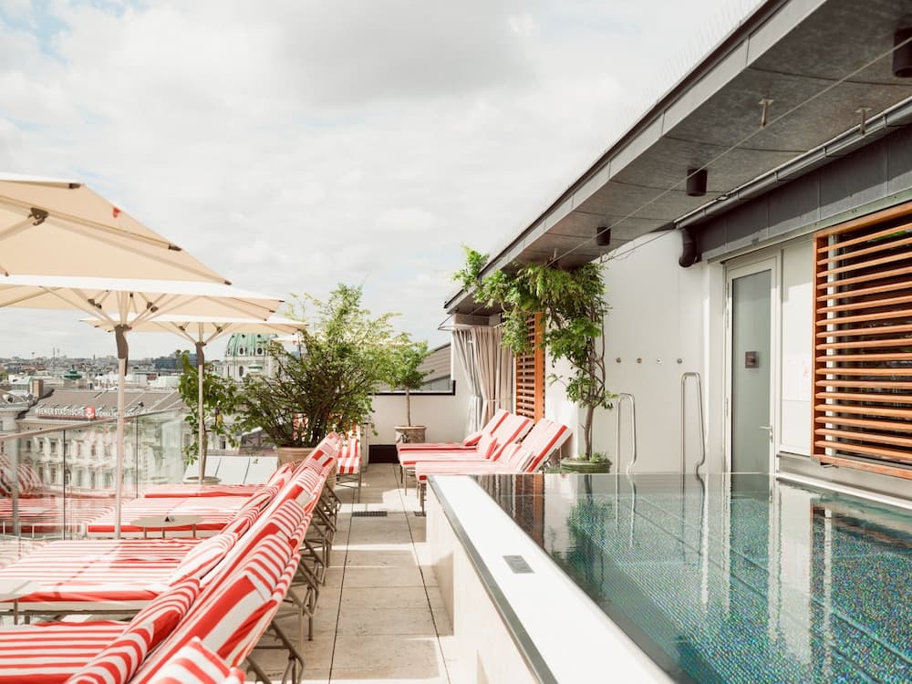 Rooftop pool