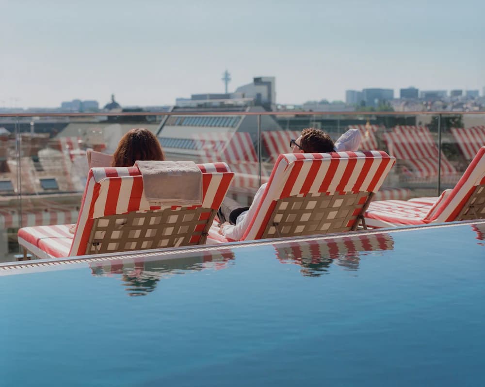 Rooftop pool