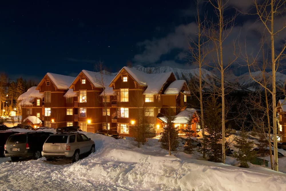 Front of property - evening/night