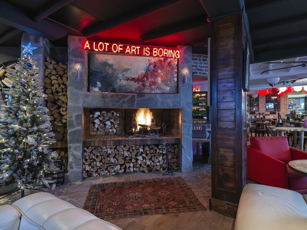 Lobby sitting area