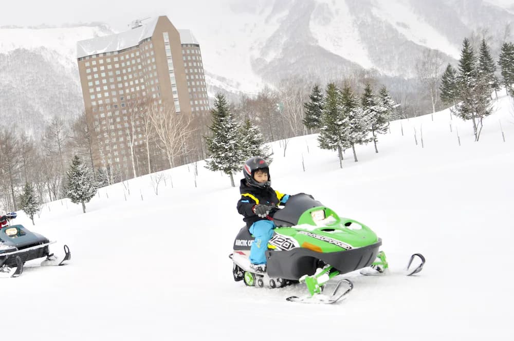 Snowmobiling