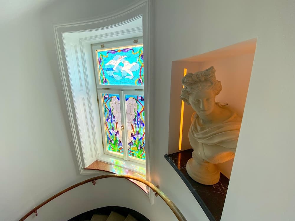 Interior entrance