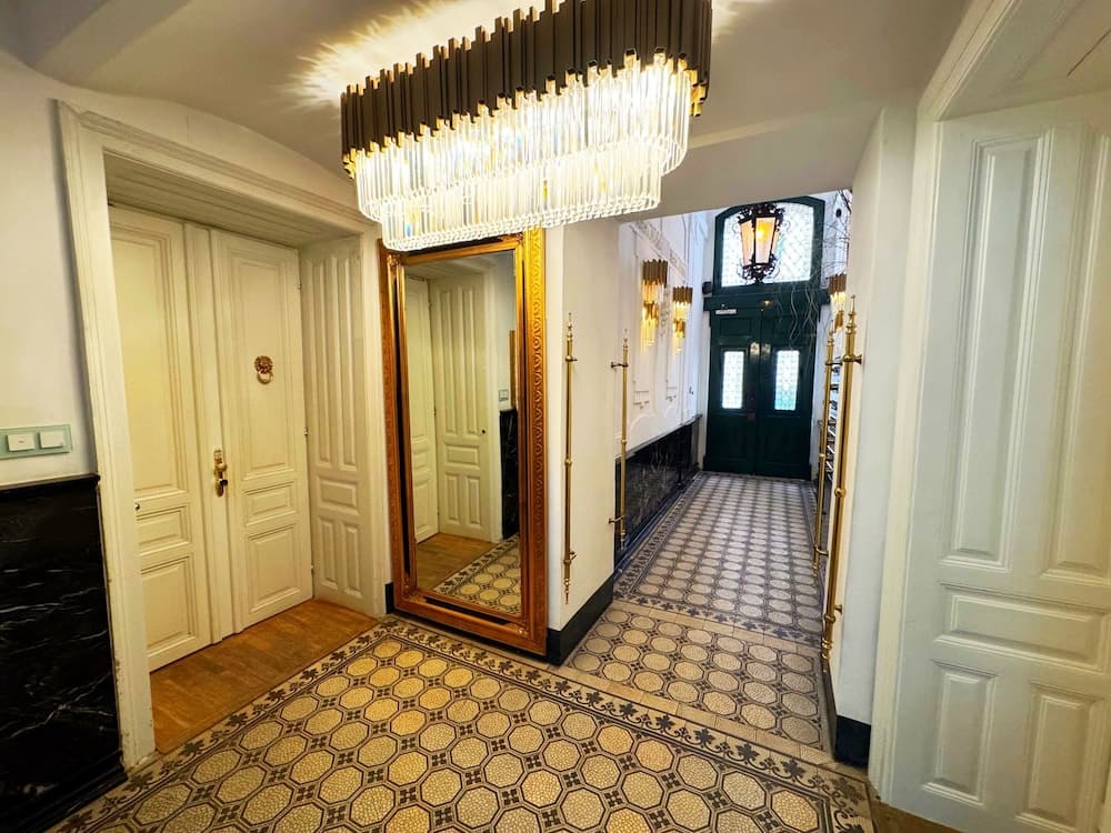 Interior entrance