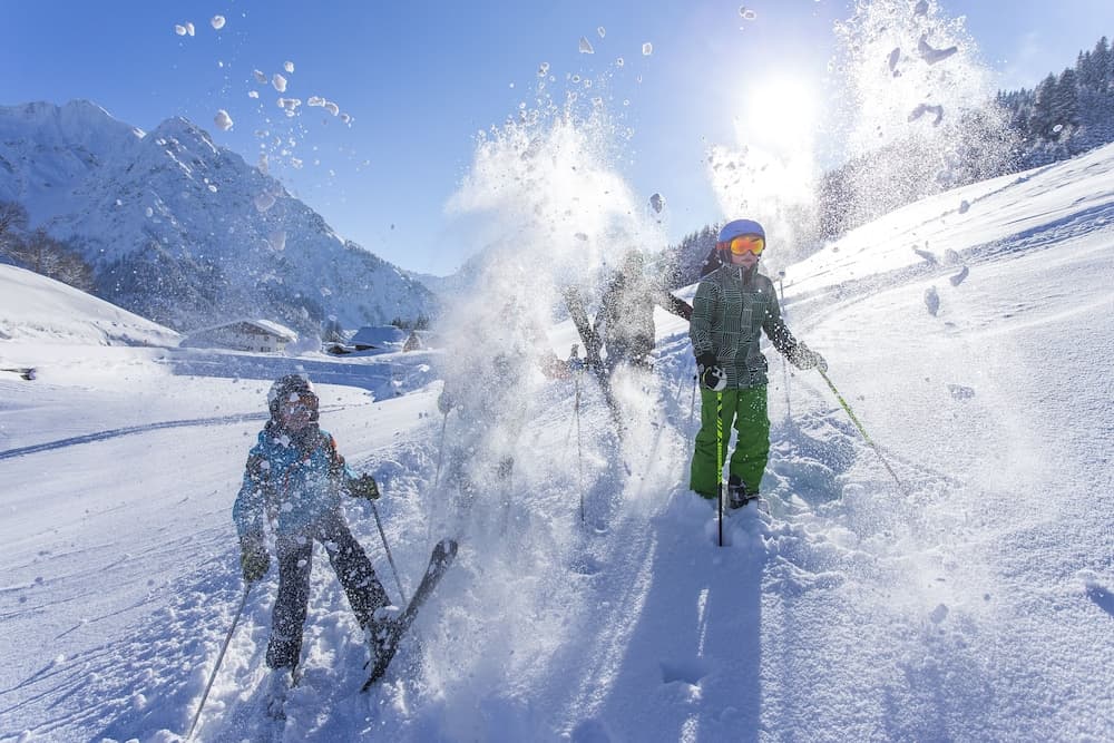 Skiing