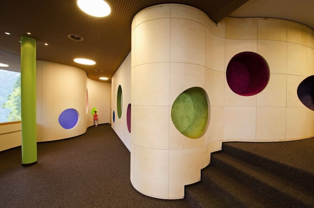 Interior entrance