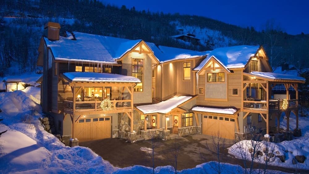 Front of property - evening/night