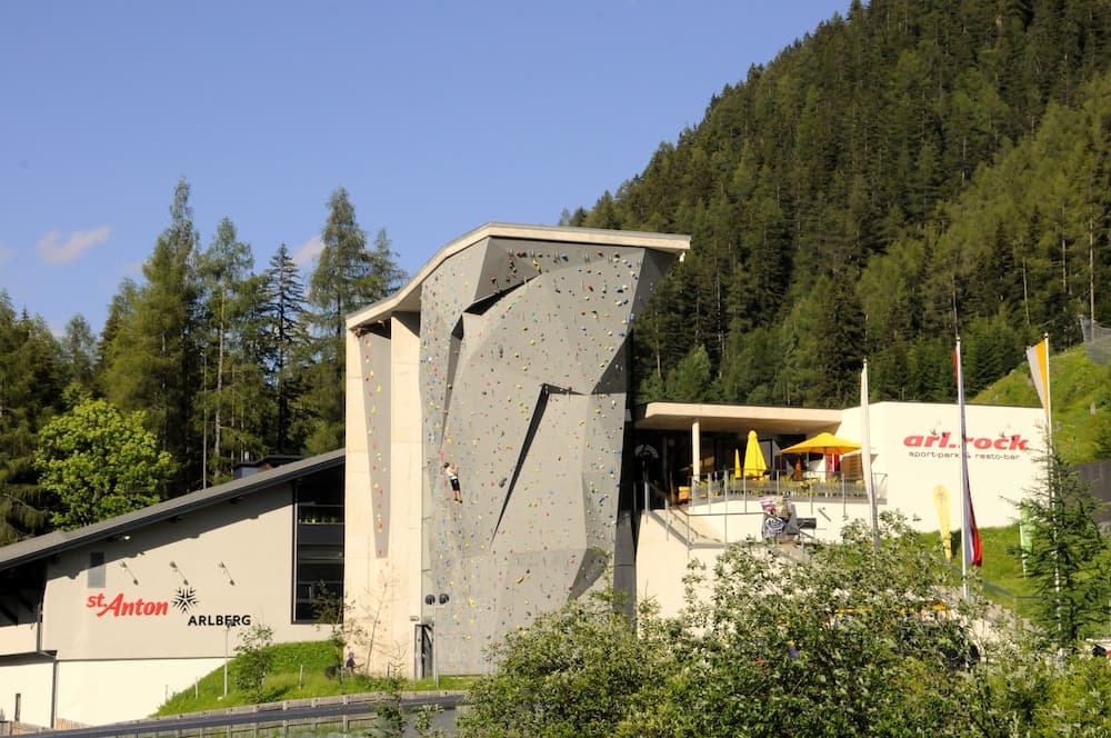 Outdoor rock climbing