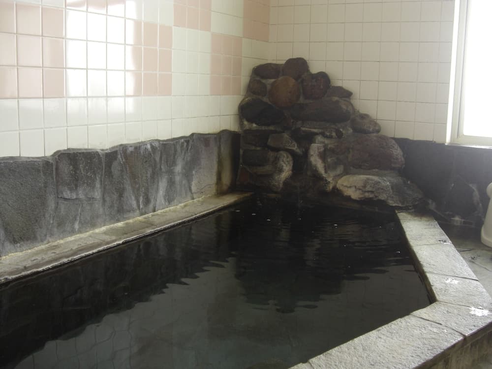 Indoor spa tub