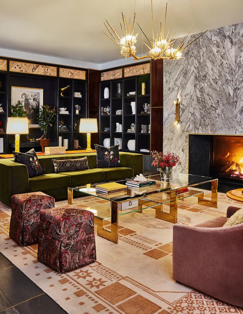 Lobby sitting area