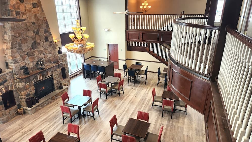 Lobby sitting area