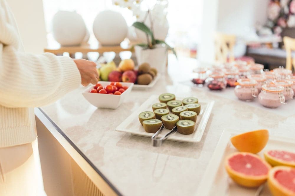 Breakfast buffet