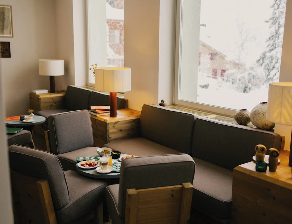 Lobby sitting area