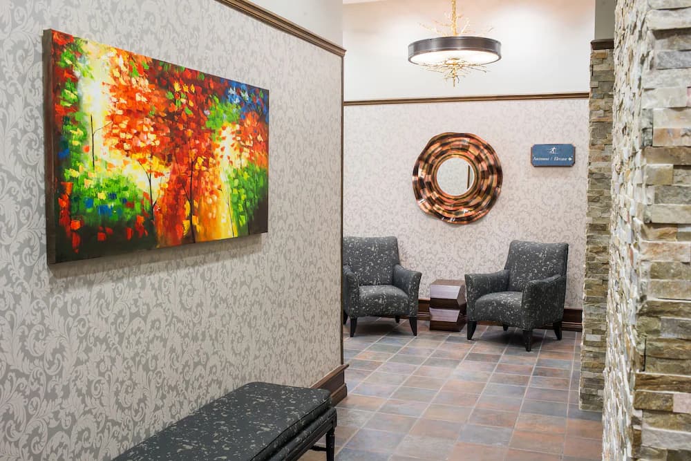 Interior entrance