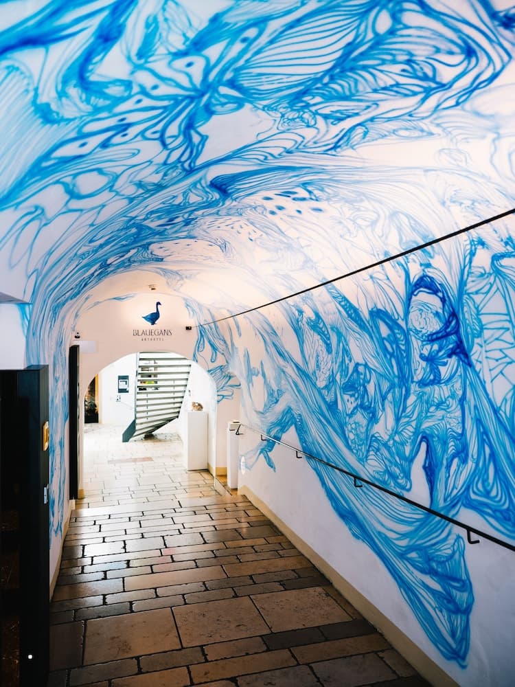 Interior entrance
