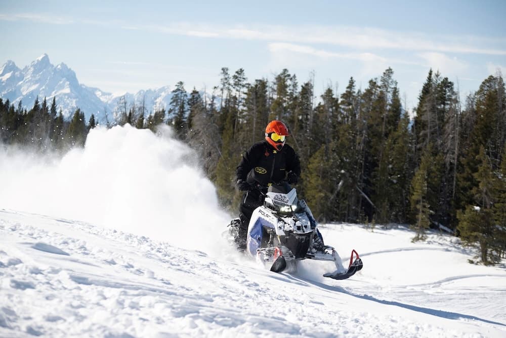 Snowmobiling