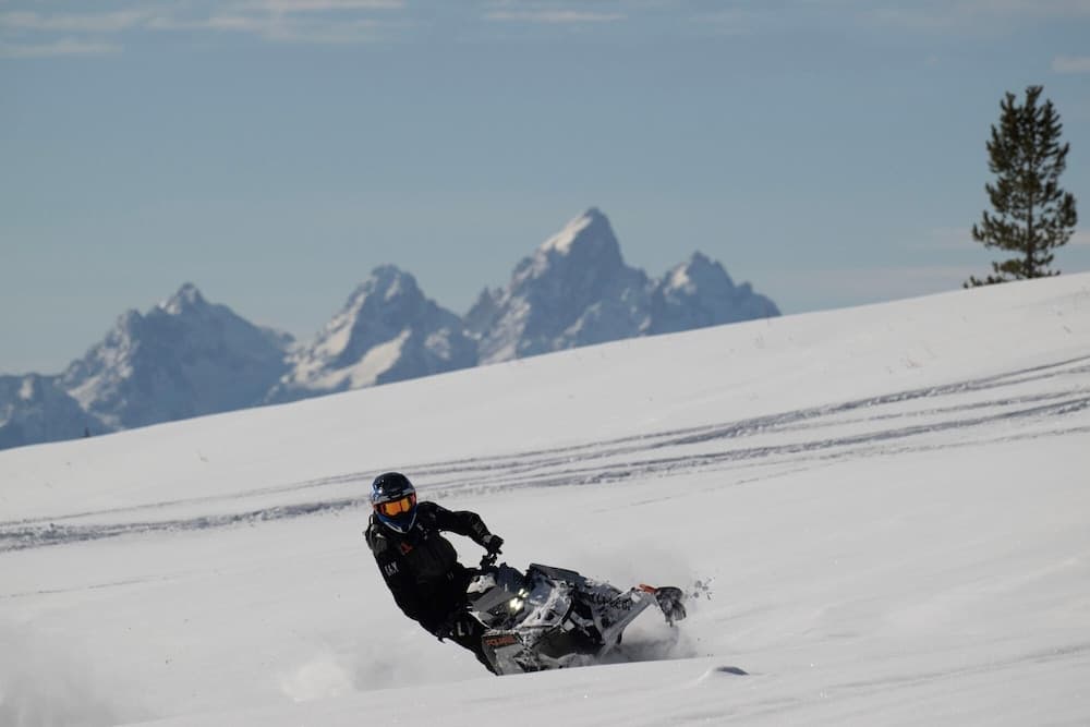 Snowmobiling
