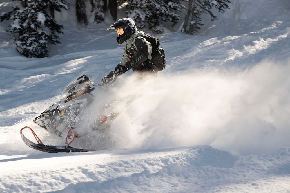 Snowmobiling