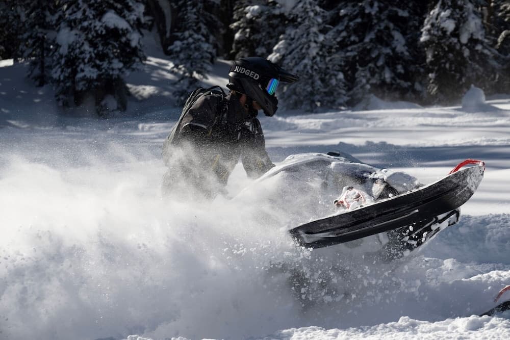 Snowmobiling