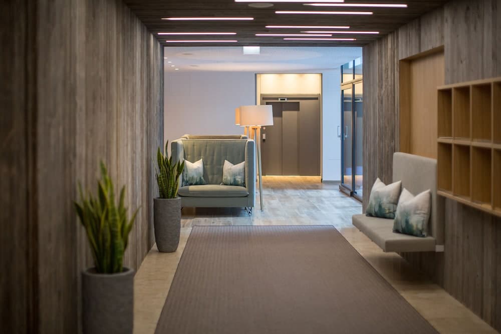 Lobby sitting area