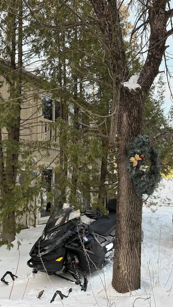 Snowmobiling