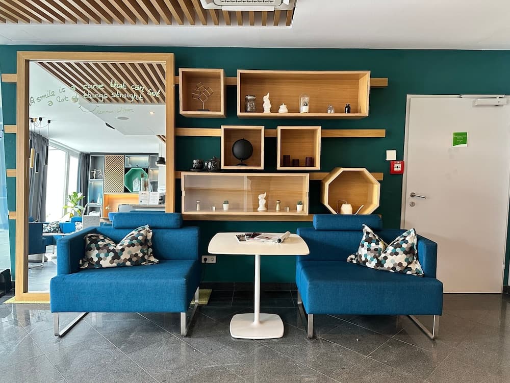 Lobby sitting area