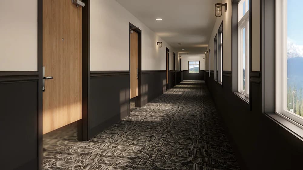 Interior entrance