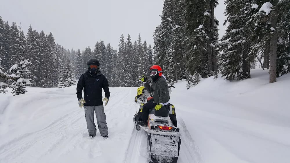 Snowshoeing