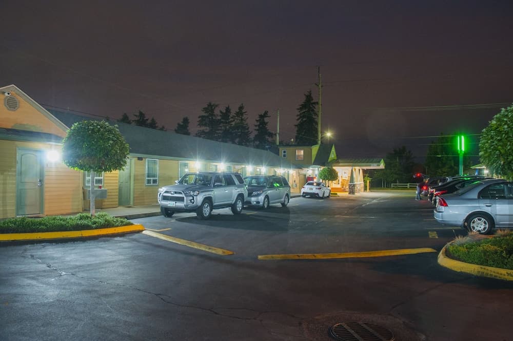 Front of property - evening/night