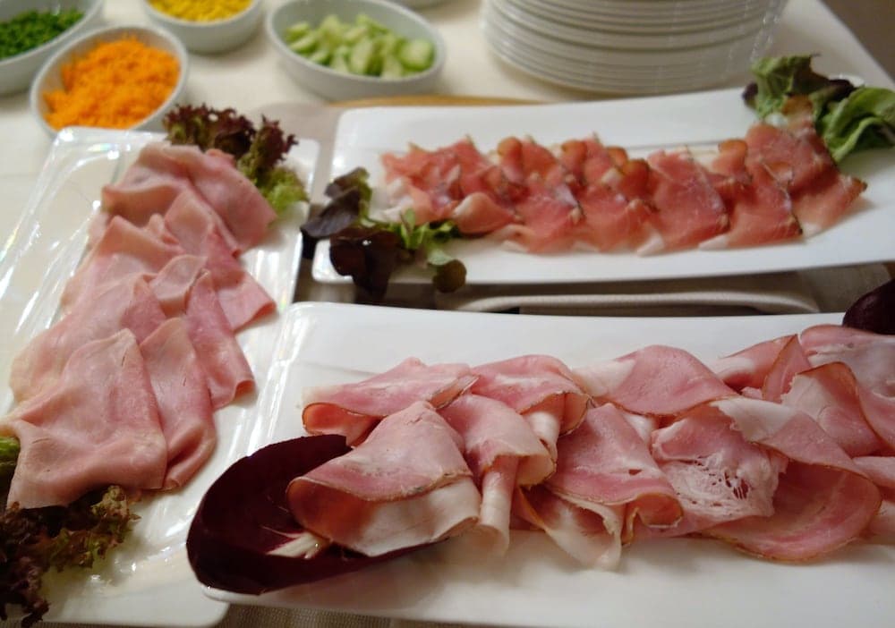 Breakfast buffet