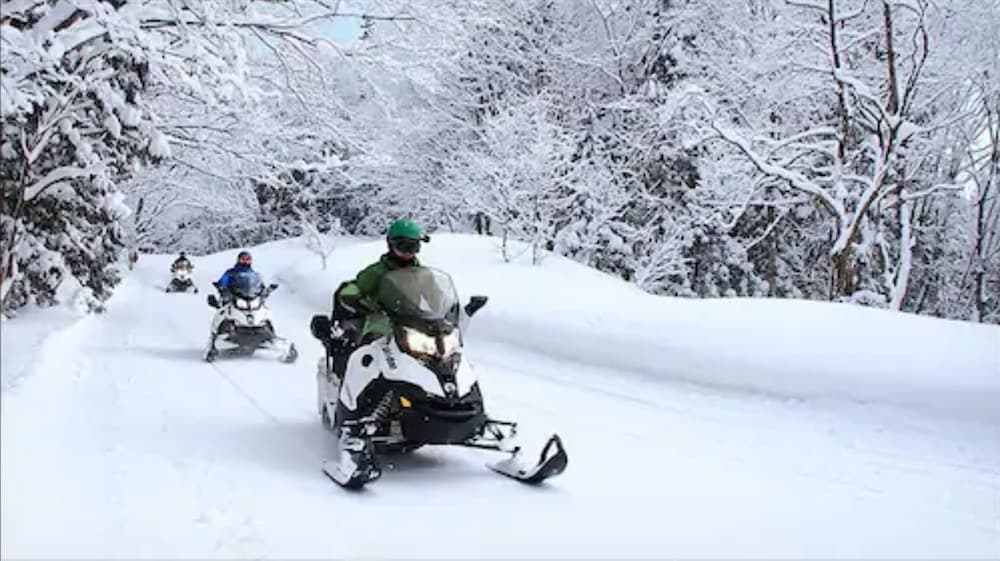 Snowmobiling