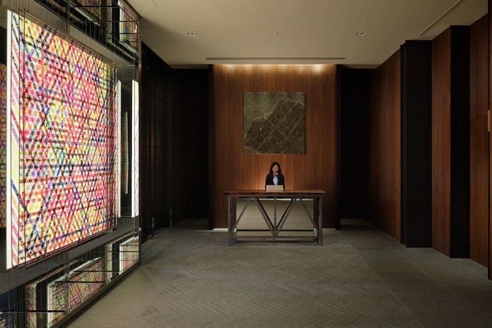 Interior entrance