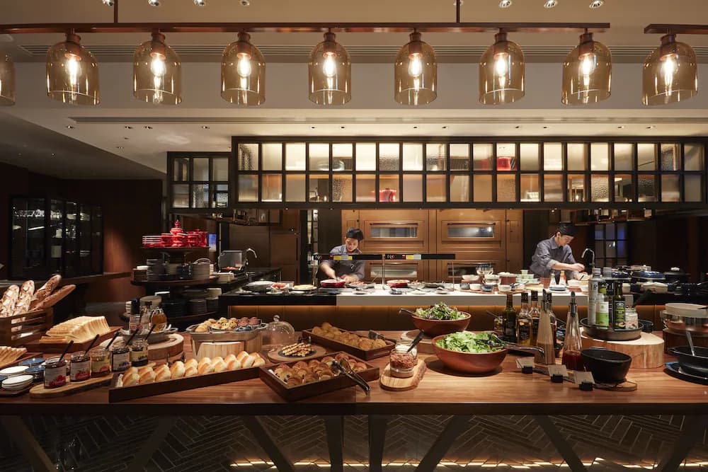 Breakfast buffet