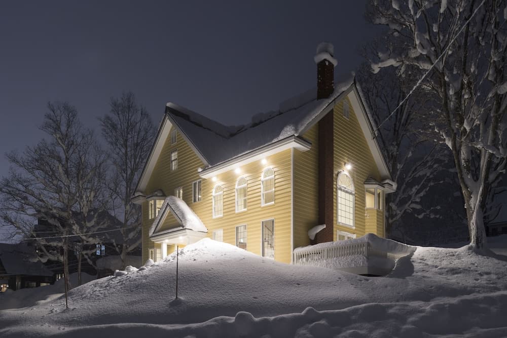 Front of property - evening/night
