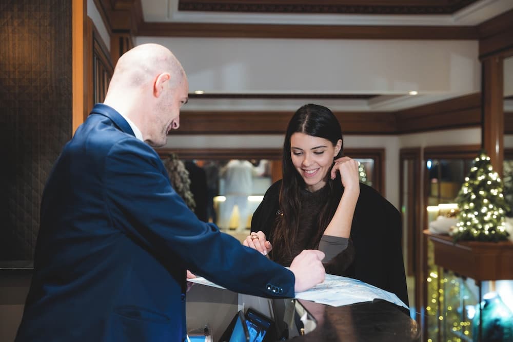 Concierge desk