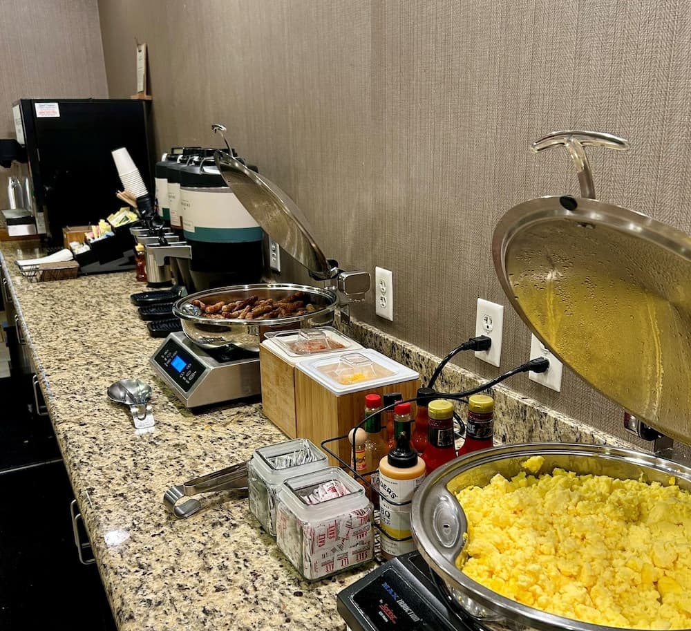 Breakfast buffet