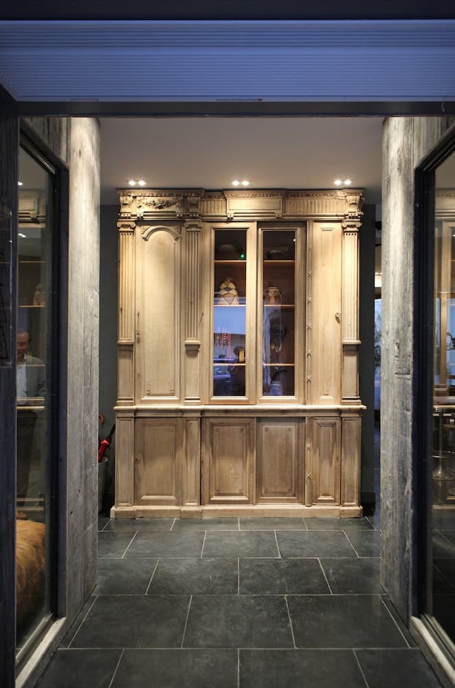 Interior entrance