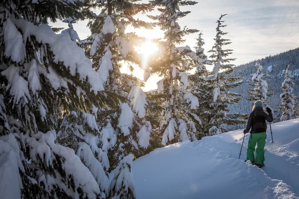 Snowshoeing
