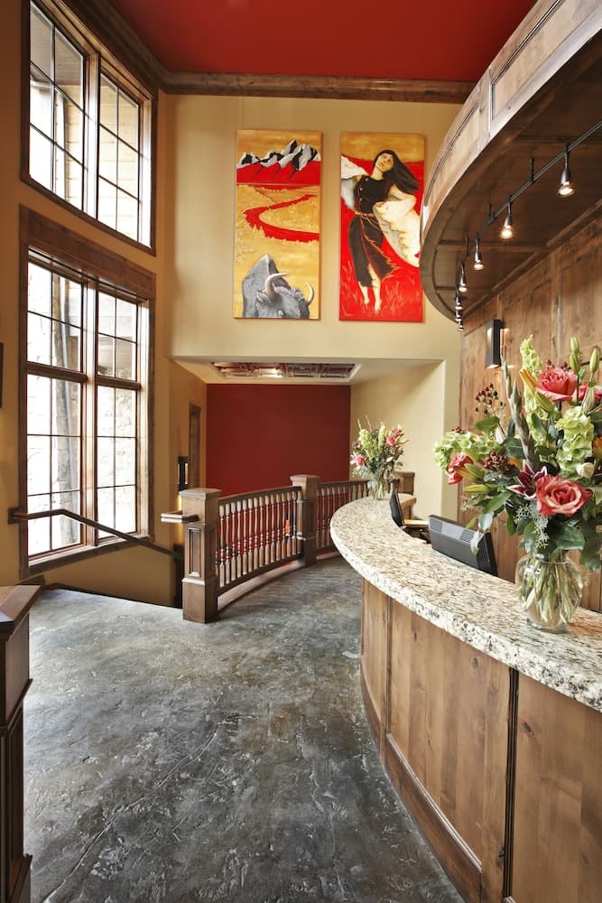 Interior entrance