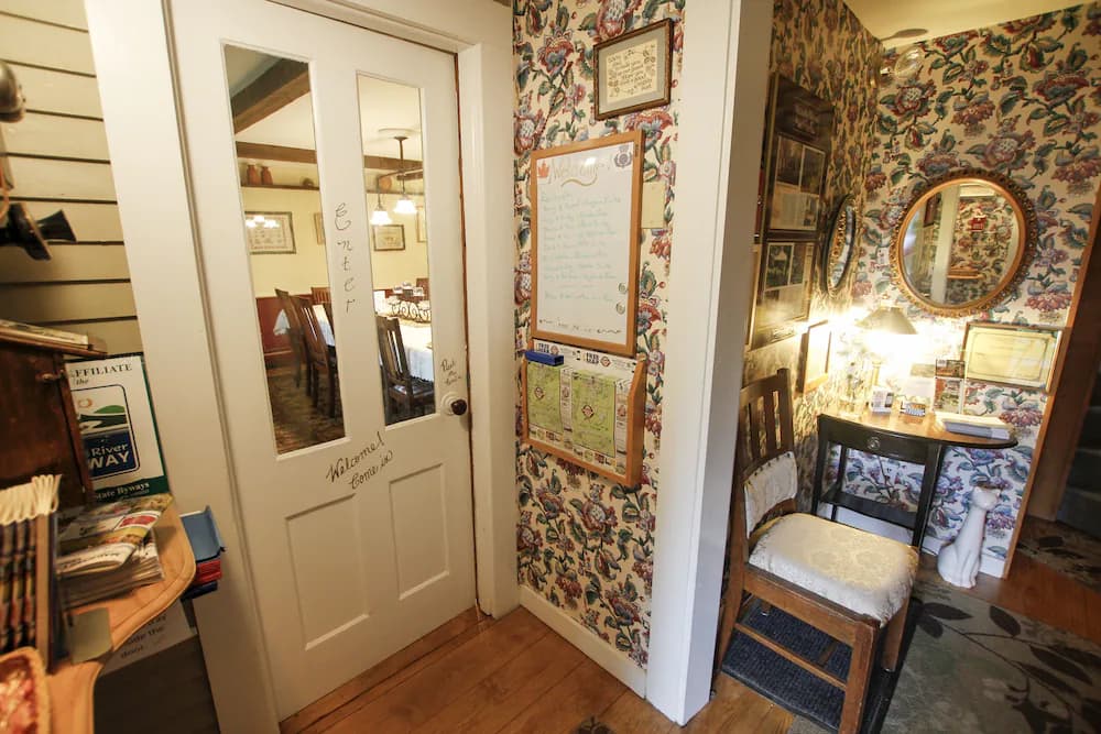 Interior entrance