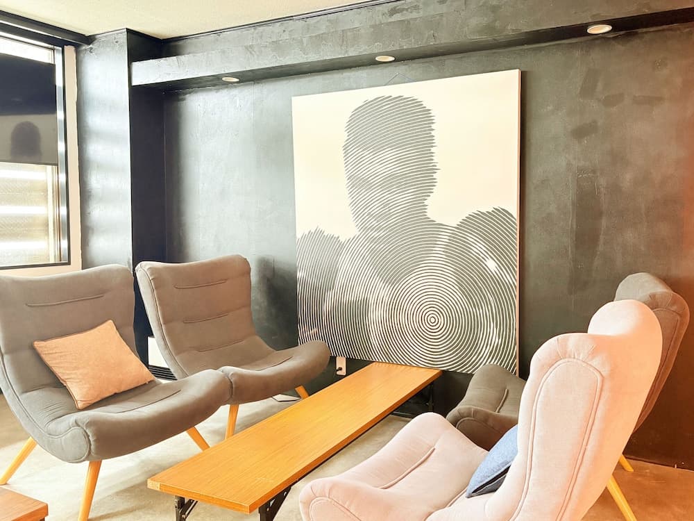 Lobby sitting area