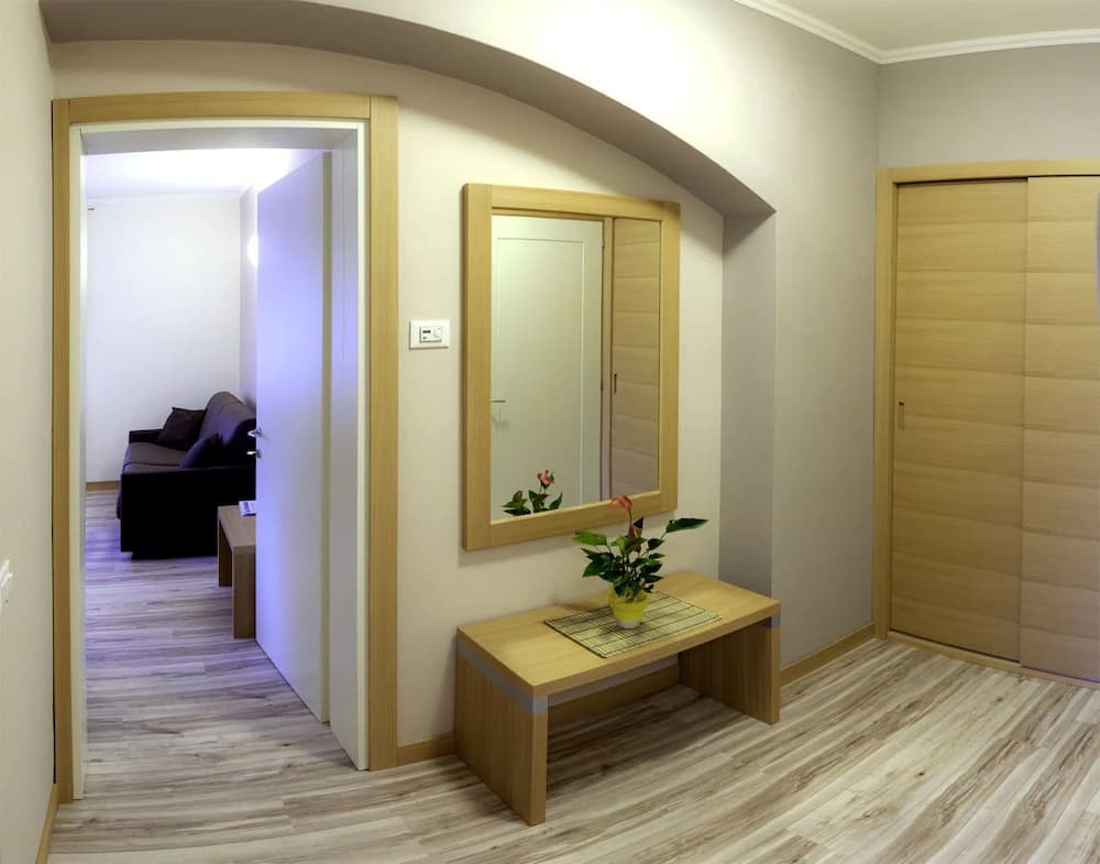 Interior entrance