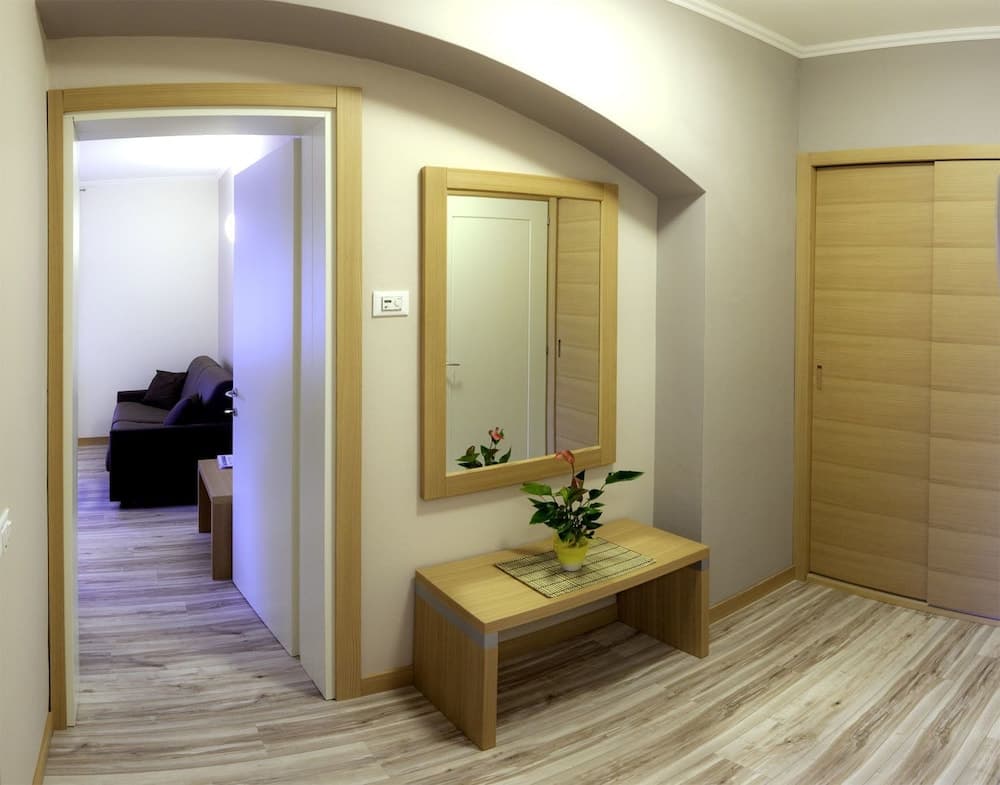 Interior entrance