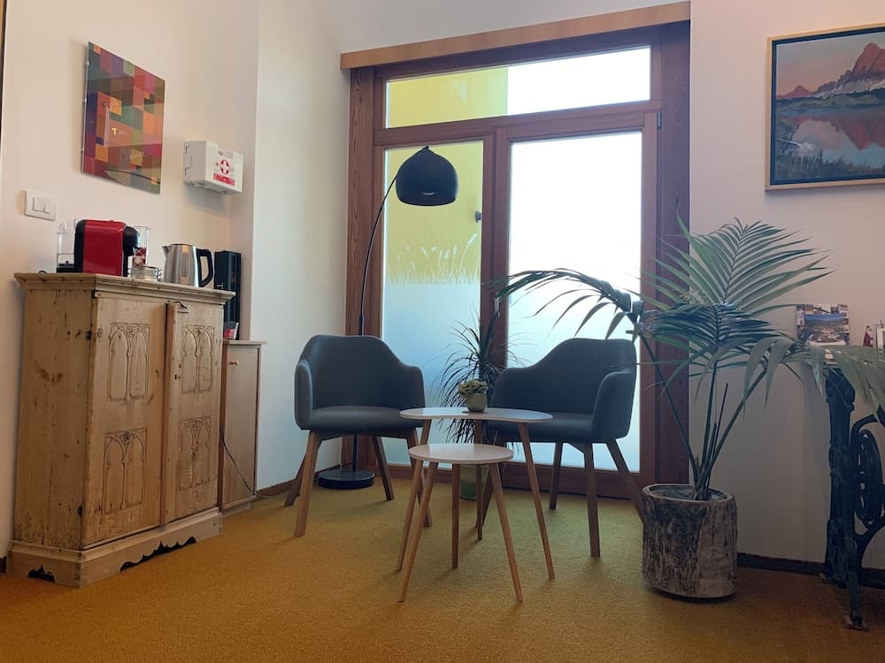 Lobby sitting area