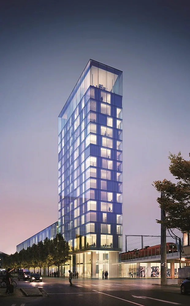 Front of property - evening/night