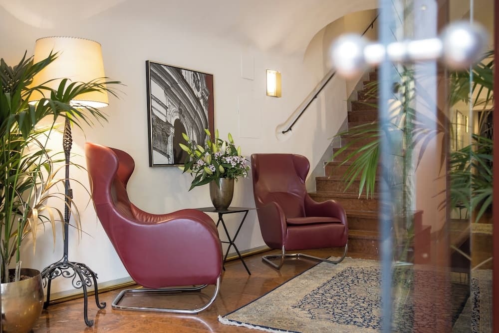 Lobby sitting area