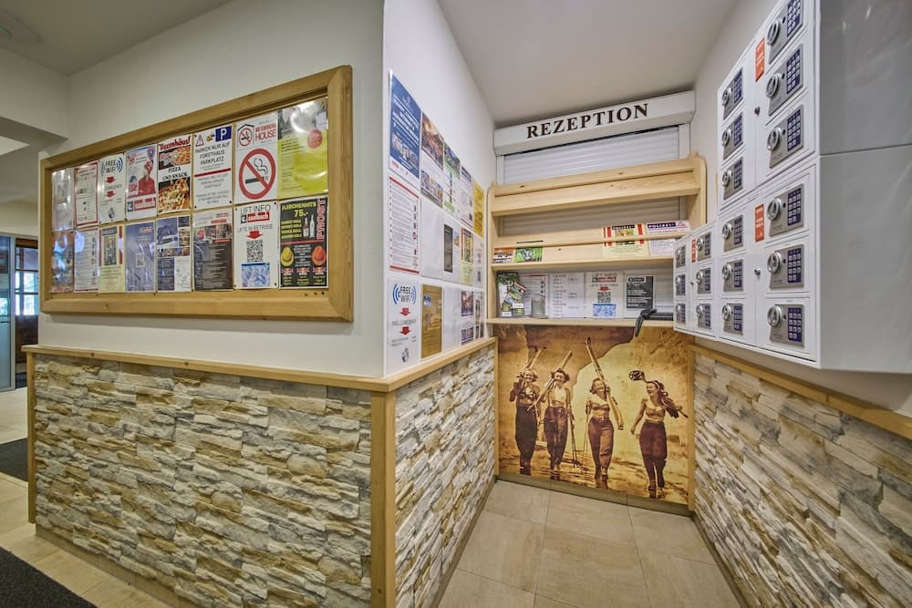 Interior entrance