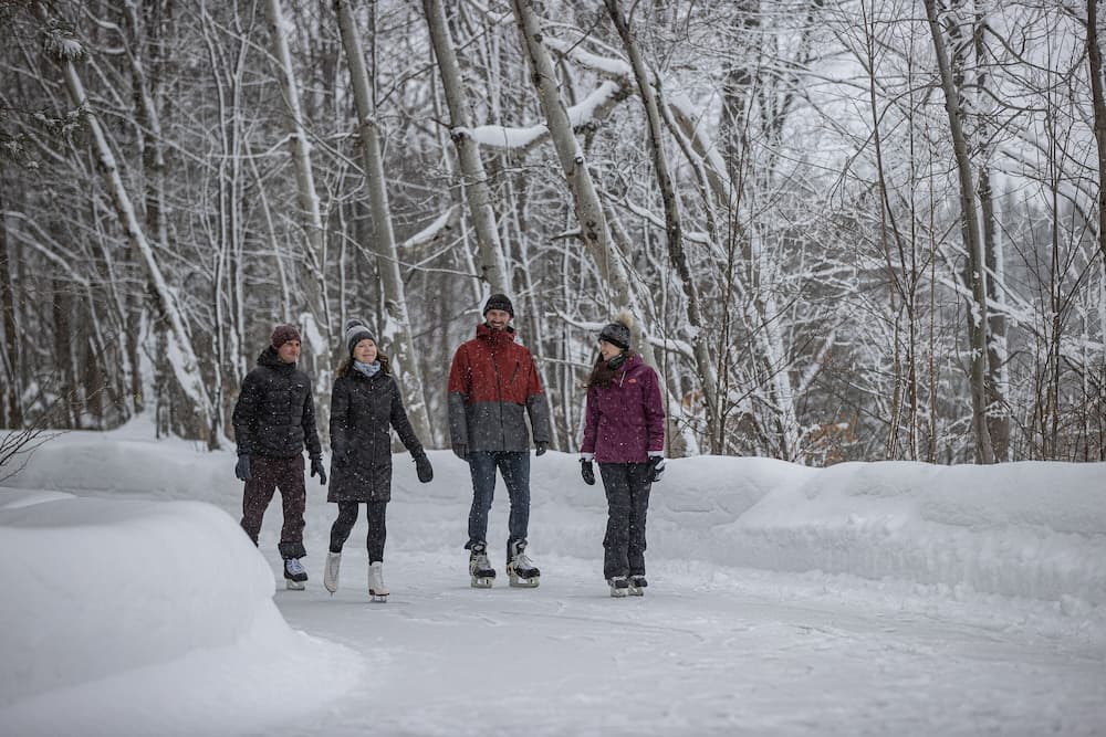 Ice skating