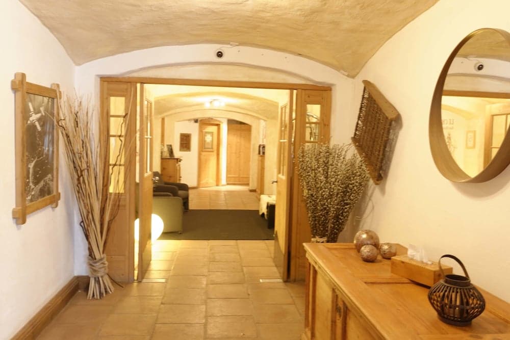 Interior entrance