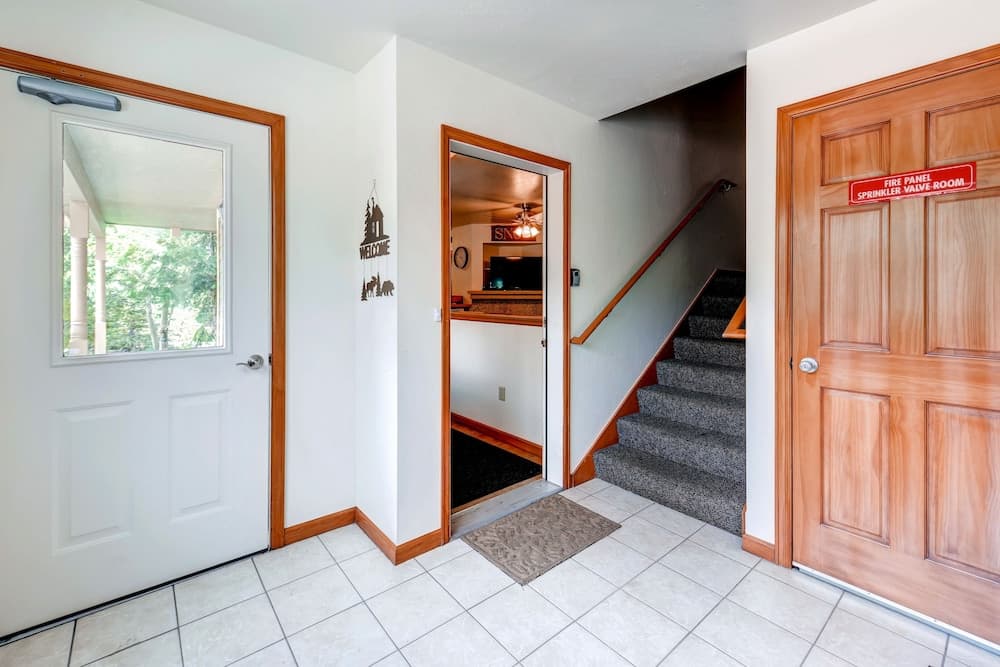 Interior entrance